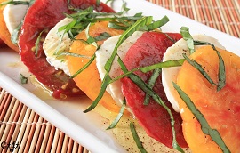 Caprese Salad with Heirloom Tomatoes