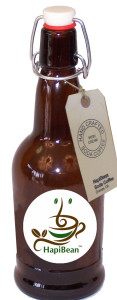 HapiBean amber bottle