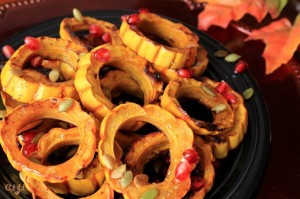 Roasted Delicata Squash Rings with Honey Pomegranate and Pepitas IMG_9002_E_sm