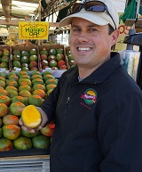 Robbie with Kent Mangos