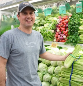 Robbie with Celery