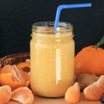 Creamy, Vitamin-C-Packed Satsuma & Persimmon Smoothie with Medjool Dates