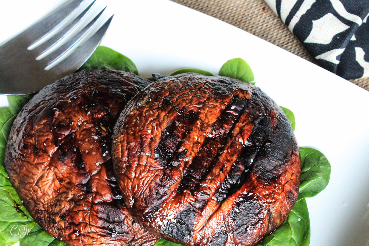 Grilled Portobello Mushrooms Marinaded in Neapolitan Balsamic and Sage ...