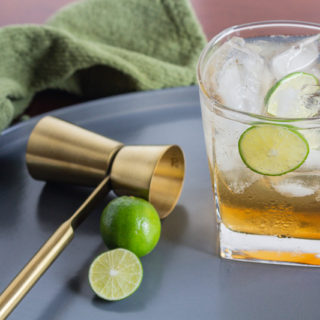 Vodka Tonic or Gin & Tonic with Key Lime Balsamic