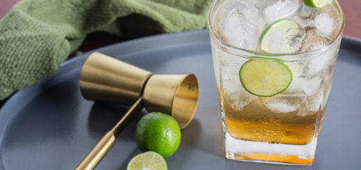 Vodka Tonic or Gin & Tonic with Key Lime Balsamic