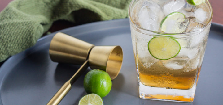 Vodka Tonic or Gin & Tonic with Key Lime Balsamic