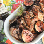 Roasted Pork Tenderloin with a Fresh Figs and a Balsamic Reduction