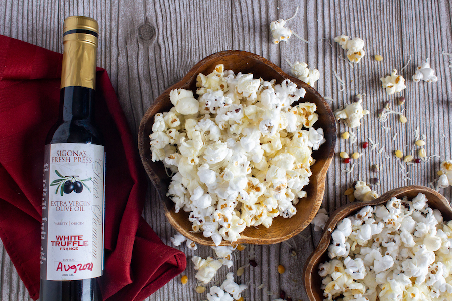 Truffle Popcorn with Parmigiano Reggiano