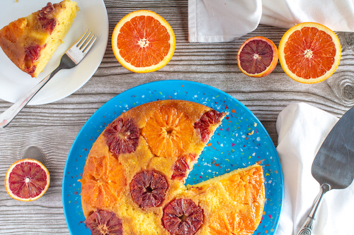 Cara Cara & Blood Orange Upside-Down Cake