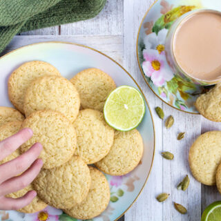 Persian Lime & Cardamom Olive Oil Cookies