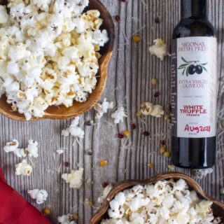 White Truffle Popcorn with Parmigiano Reggiano